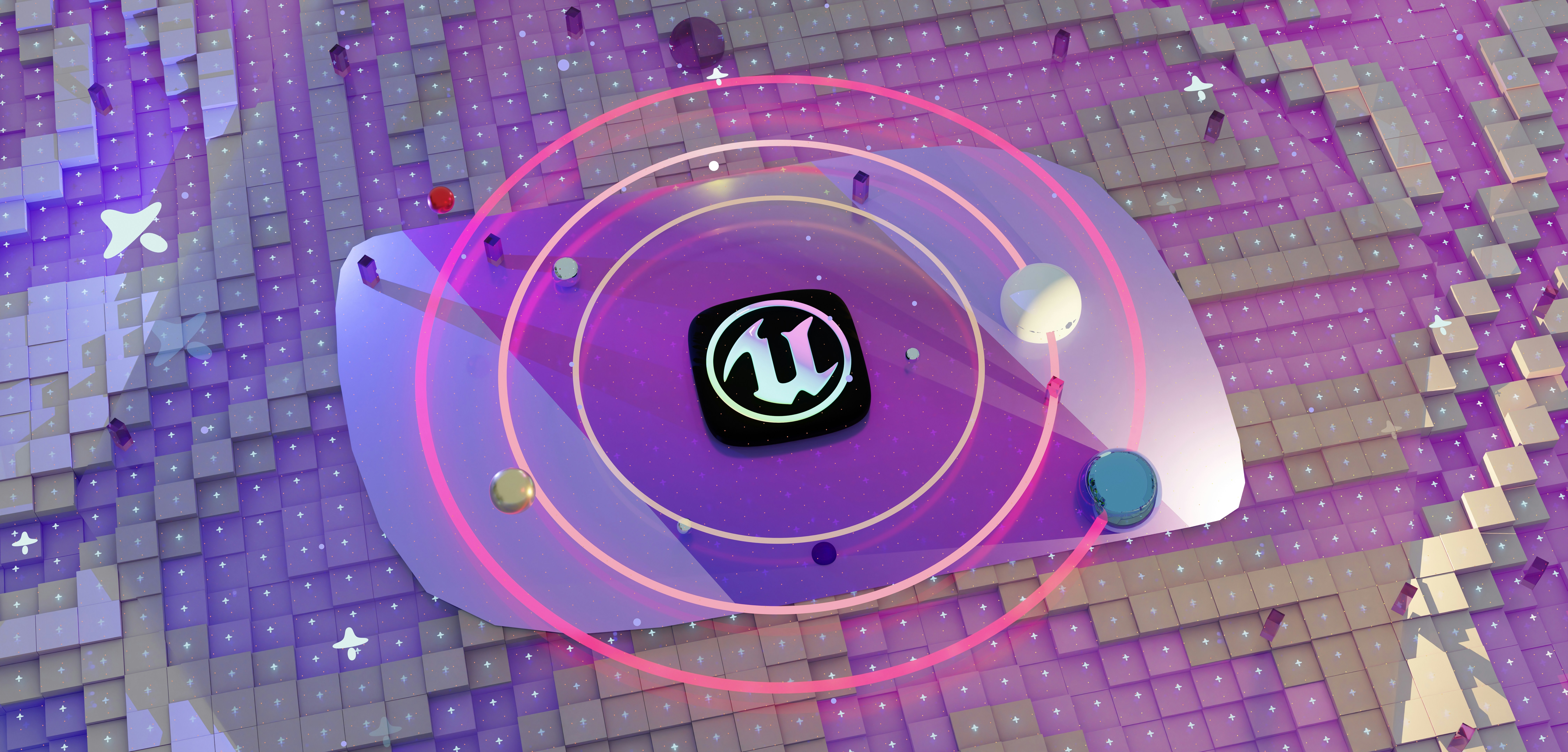 様々な敵キャラクターが複雑な軌道で移動している様子